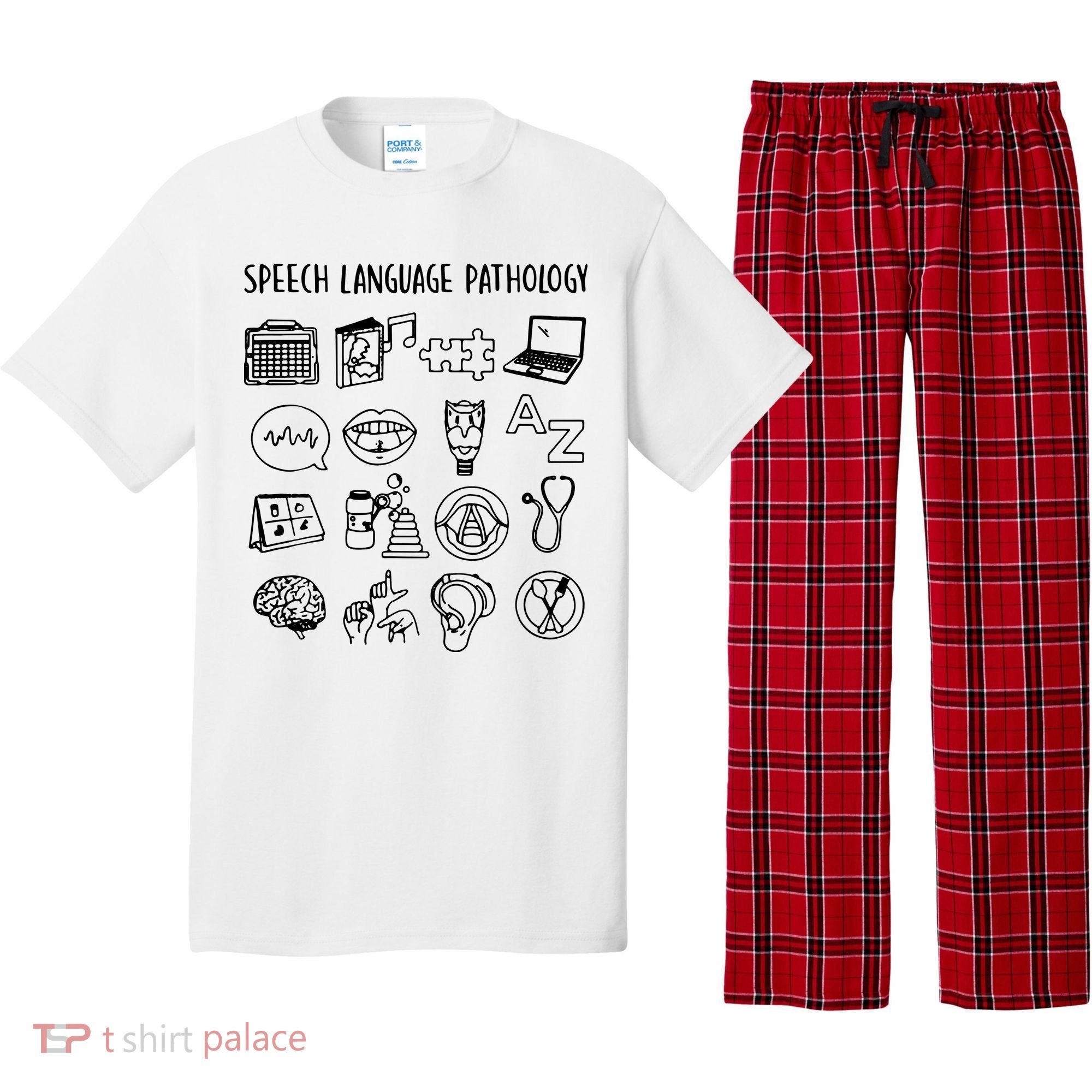 Speech Language Pathology Speech Therapy Awareness Pajama Set