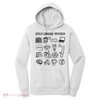 Speech Language Pathology Speech Therapy Awareness Women's Hoodie thumb 0