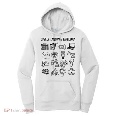 Speech Language Pathology Speech Therapy Awareness Women's Hoodie