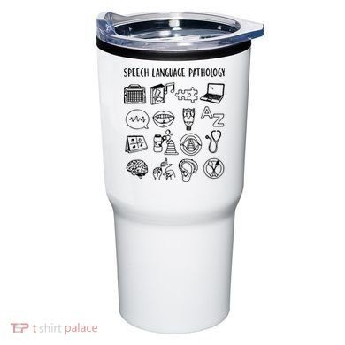 Speech Language Pathology Speech Therapy Awareness Tumbler
