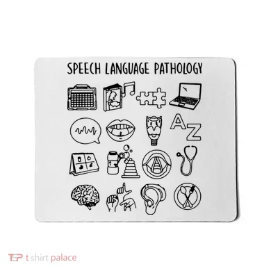 Speech Language Pathology Speech Therapy Awareness Mousepad