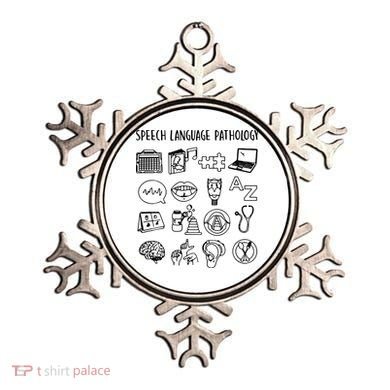 Speech Language Pathology Speech Therapy Awareness Ornament