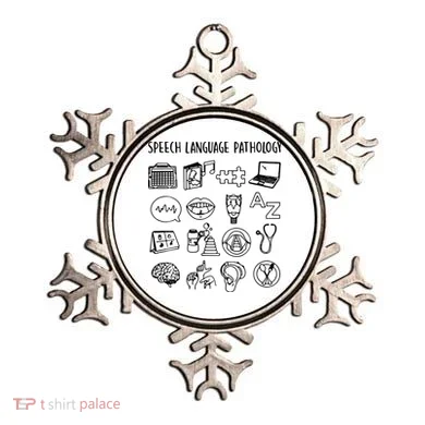 Speech Language Pathology Speech Therapy Awareness Ornament