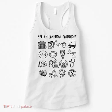 Speech Language Pathology Speech Therapy Awareness Women's Tank Top