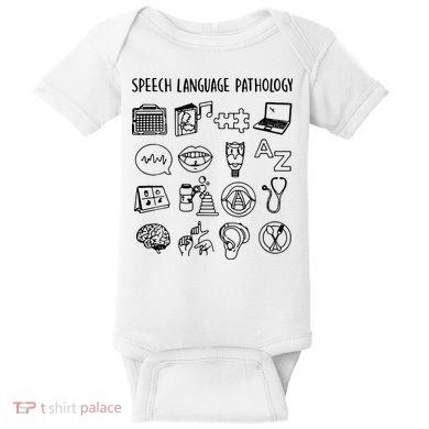 Speech Language Pathology Speech Therapy Awareness Baby Bodysuit