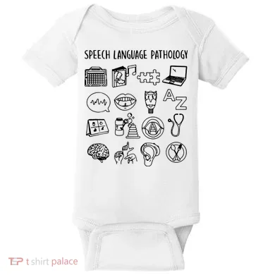 Speech Language Pathology Speech Therapy Awareness Baby Bodysuit