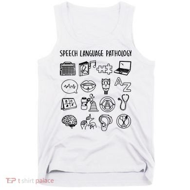 Speech Language Pathology Speech Therapy Awareness Tank Top