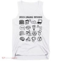 Speech Language Pathology Speech Therapy Awareness Tank Top thumb 0