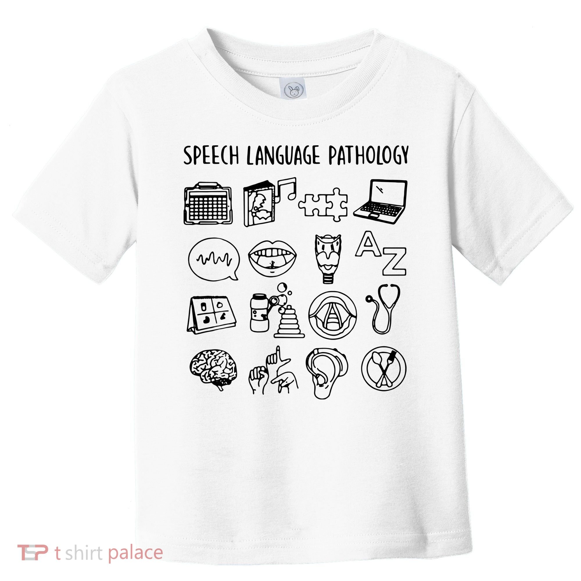 Speech Language Pathology Speech Therapy Awareness Toddler T-Shirt