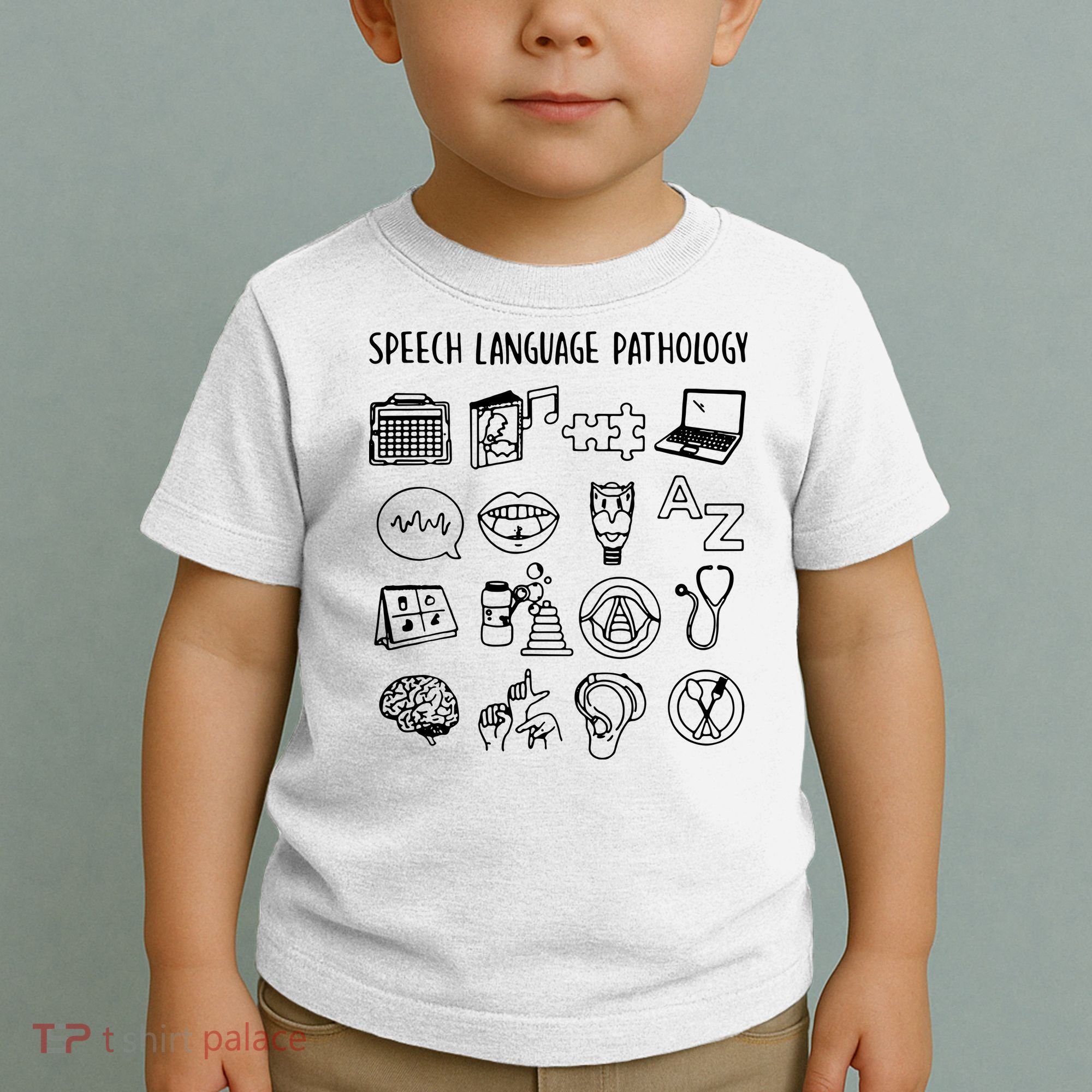 Speech Language Pathology Speech Therapy Awareness Toddler T-Shirt