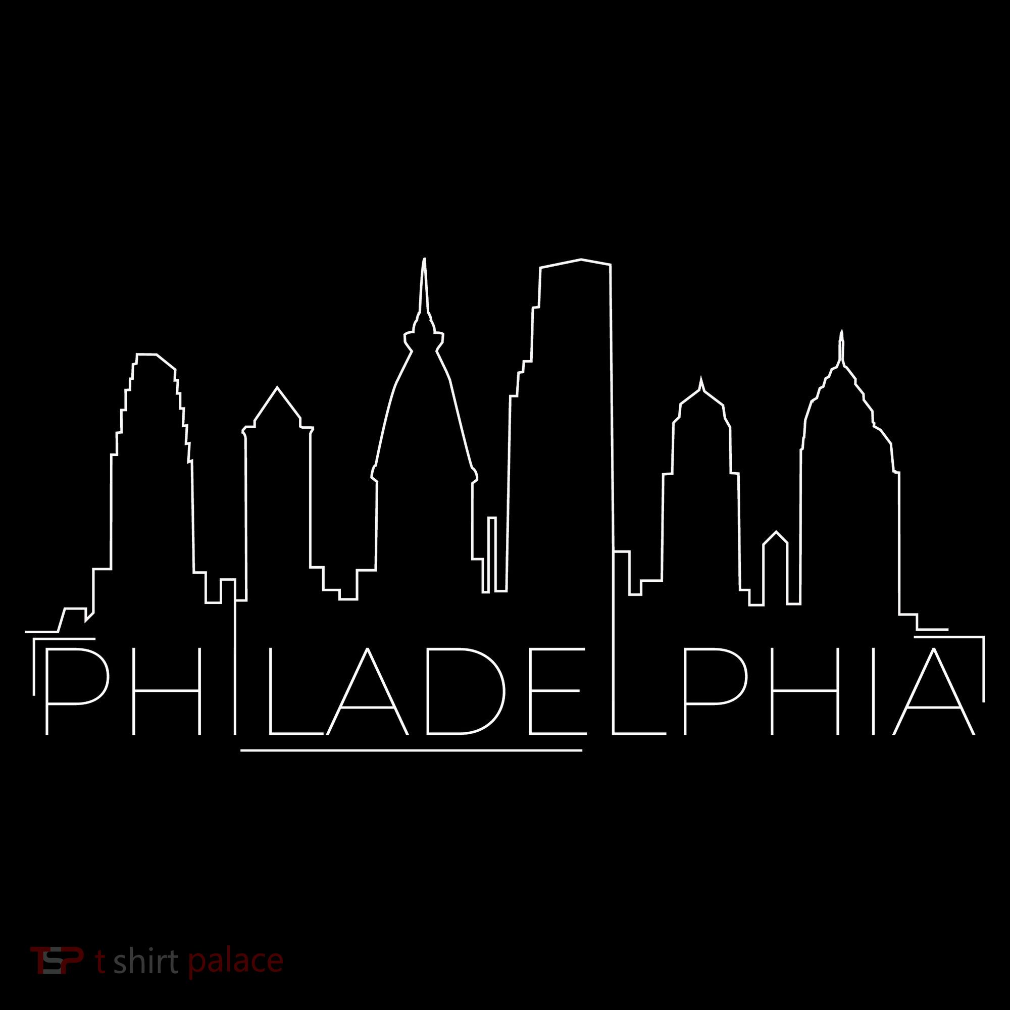 Skyline Line Philadelphia City Women's Tank Top