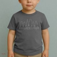 Skyline Line Philadelphia City Toddler T-Shirt thumb 2
