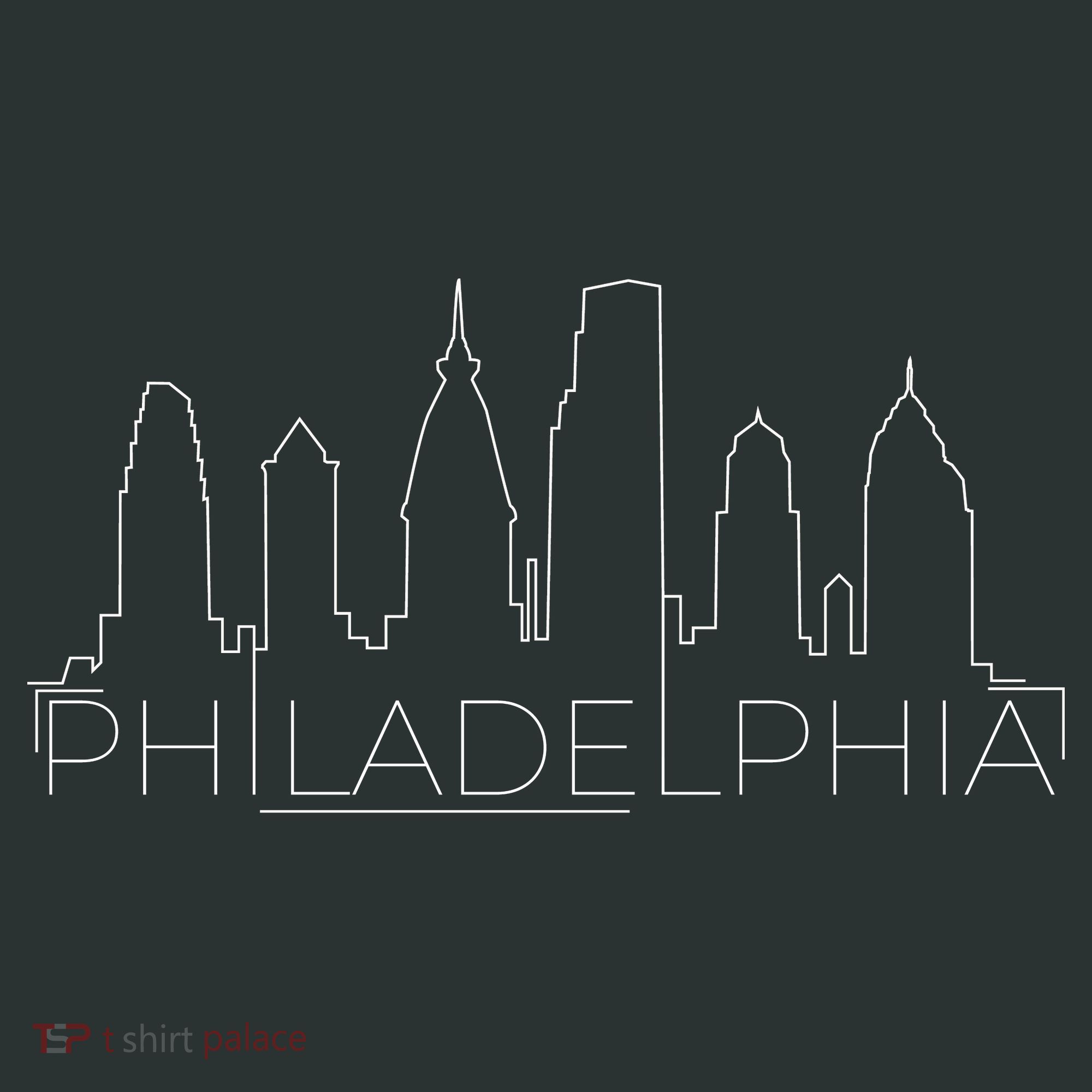 Skyline Line Philadelphia City Tote Bag
