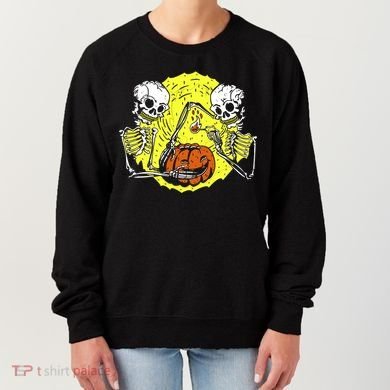 Skeletons Lighting Pumpkin Women's Sweatshirt