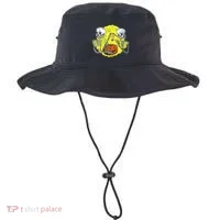 Skeletons Lighting Pumpkin Bucket Hat thumb 0