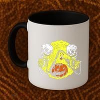 Skeletons Lighting Pumpkin Coffee Mug thumb 2