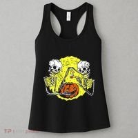 Skeletons Lighting Pumpkin Women's Tank Top thumb 3