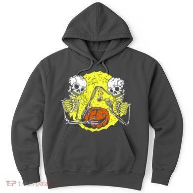 Skeletons Lighting Pumpkin Hoodie