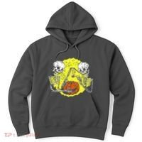 Skeletons Lighting Pumpkin Hoodie thumb 0