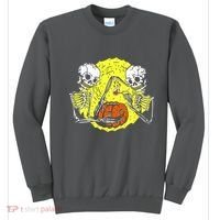 Skeletons Lighting Pumpkin Sweatshirt thumb 0