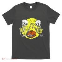 Skeletons Lighting Pumpkin T-Shirt thumb 0
