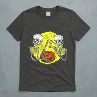 Skeletons Lighting Pumpkin T-Shirt thumb 5