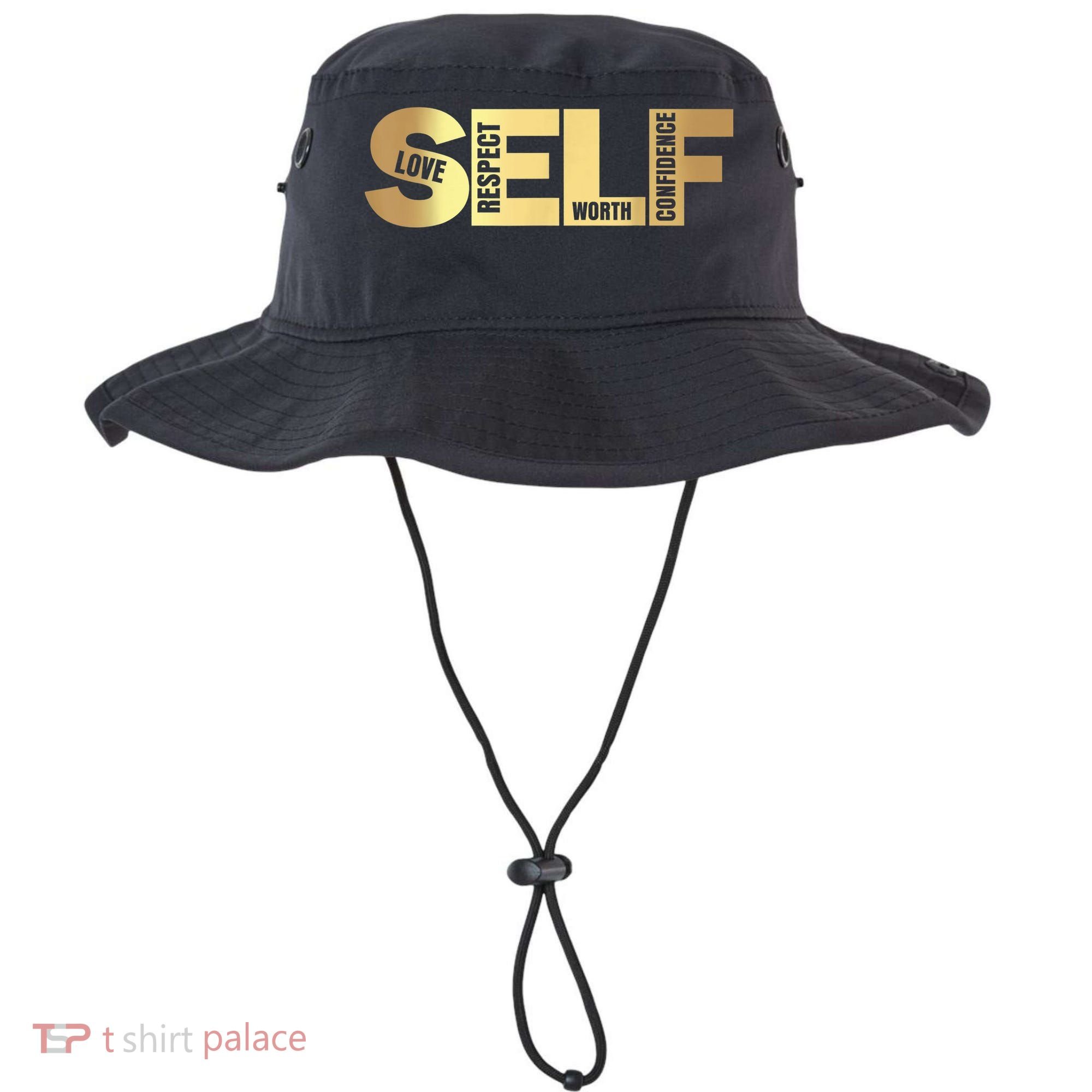 Self Love Respect Worth Confidence Motivational Bucket Hat