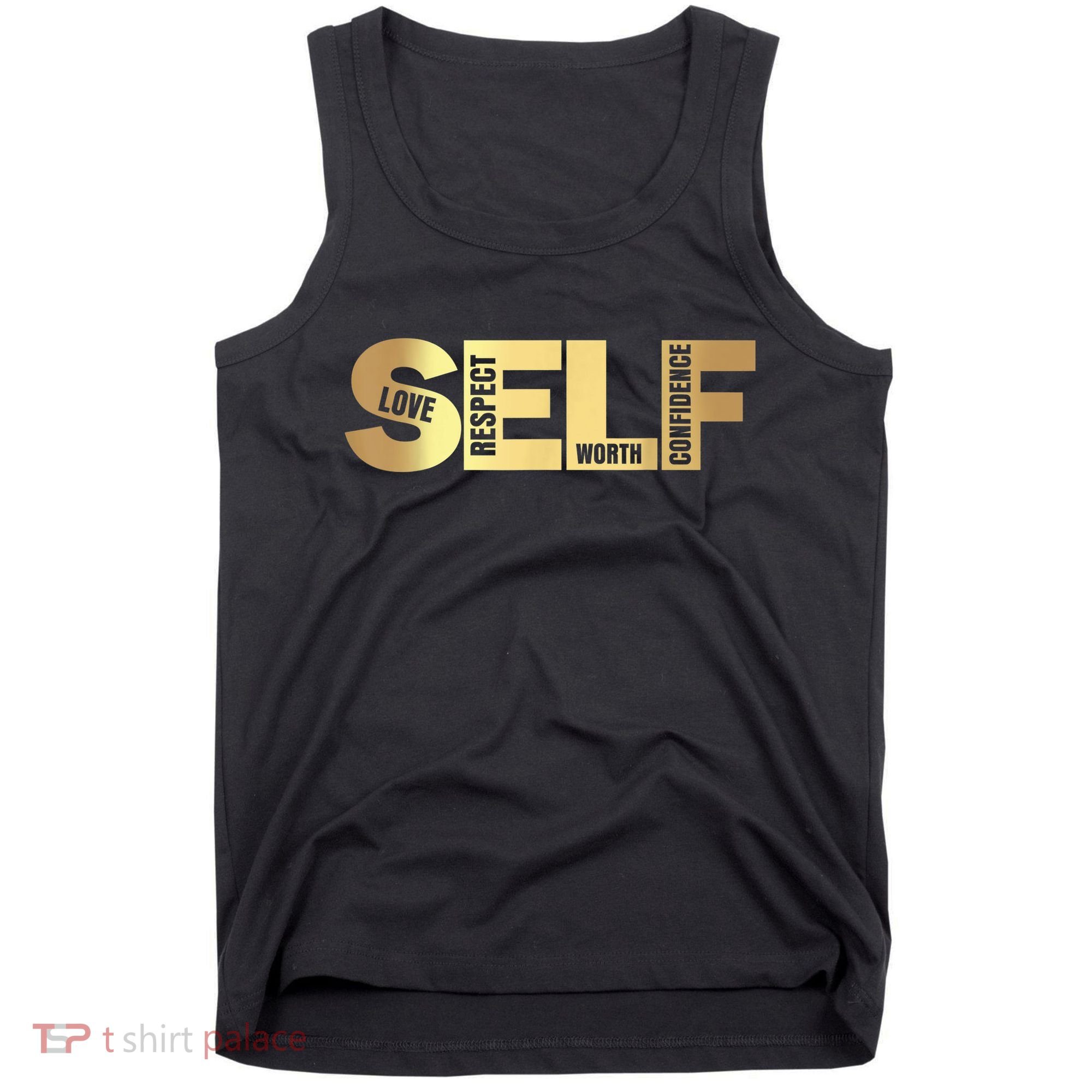 Self Love Respect Worth Confidence Motivational Tank Top