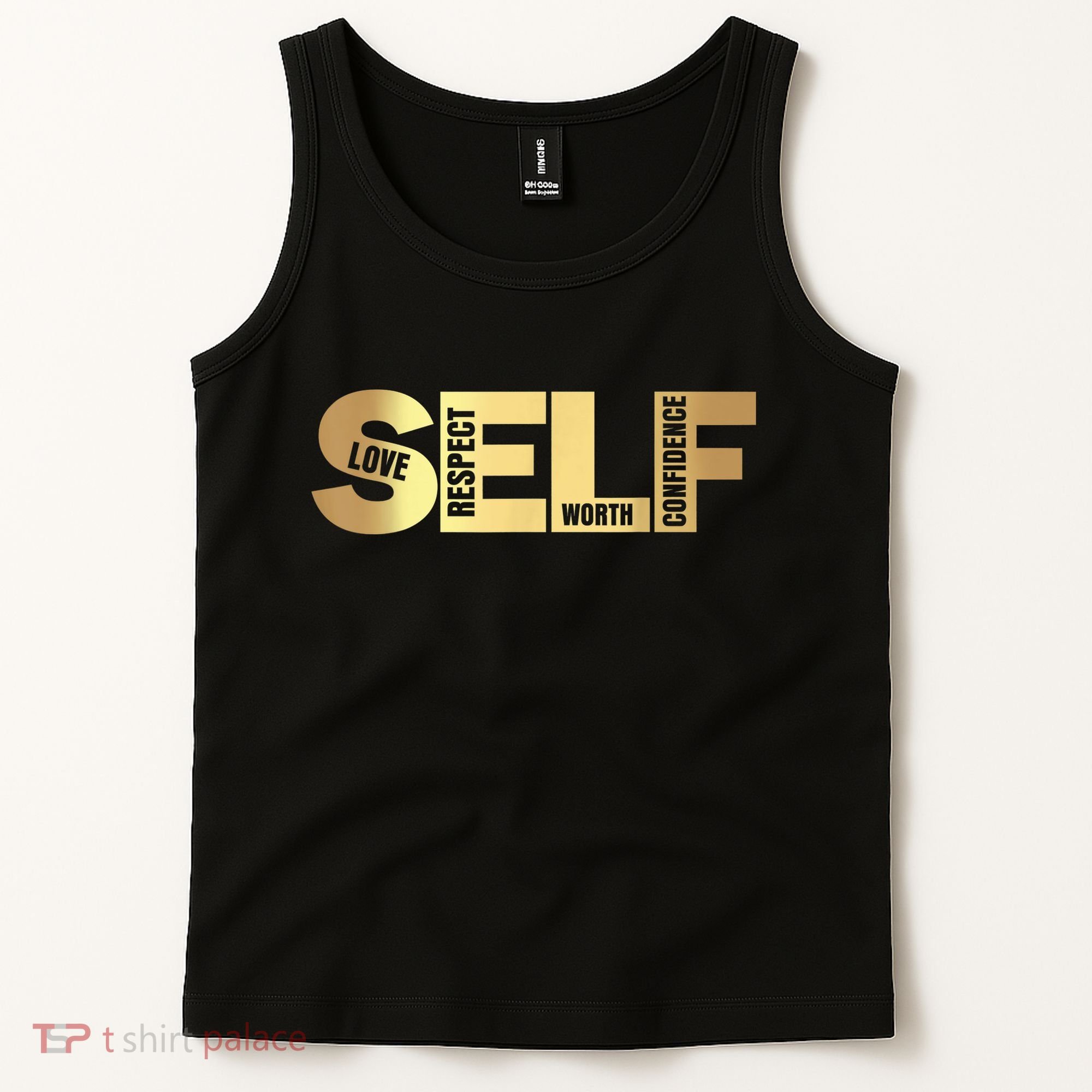 Self Love Respect Worth Confidence Motivational Tank Top