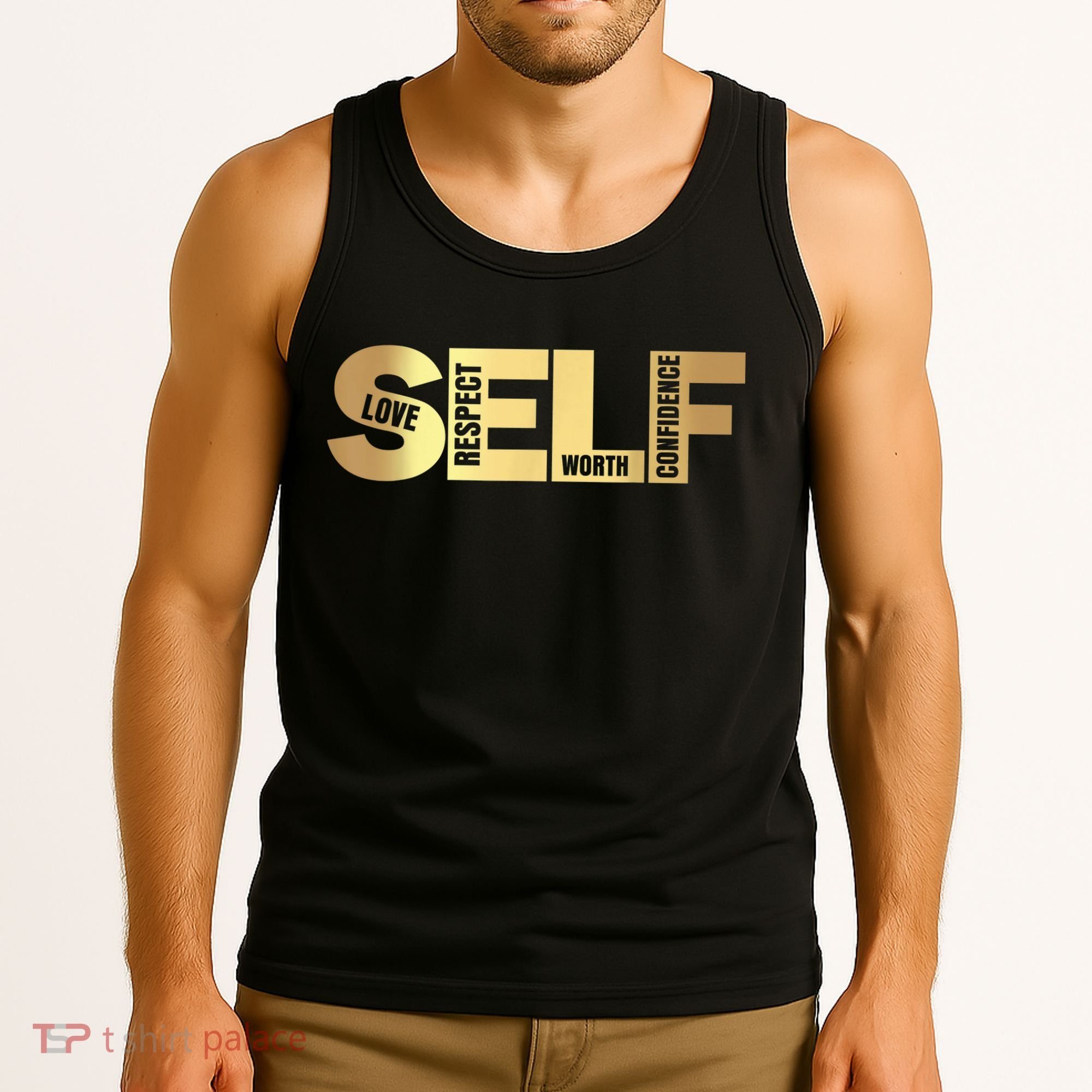 Self Love Respect Worth Confidence Motivational Tank Top