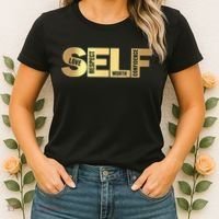 Self Love Respect Worth Confidence Motivational Women's T-Shirt thumb 2