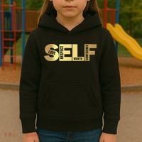 Self Love Respect Worth Confidence Motivational Kids Hoodie thumb 3