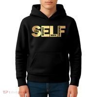Self Love Respect Worth Confidence Motivational Kids Hoodie thumb 4