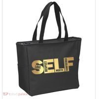 Self Love Respect Worth Confidence Motivational Tote Bag thumb 2