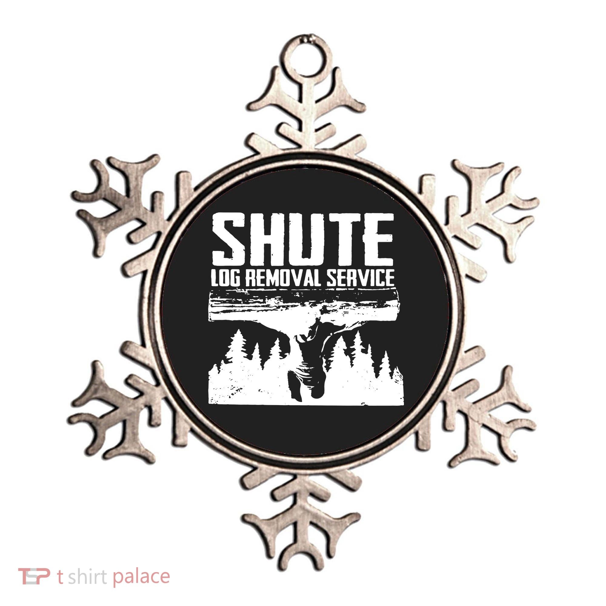 Shute Log Removal Service Ornament