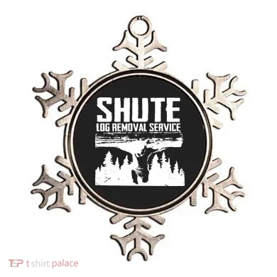 Shute Log Removal Service Ornament