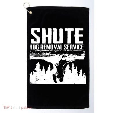 Shute Log Removal Service Golf Towel