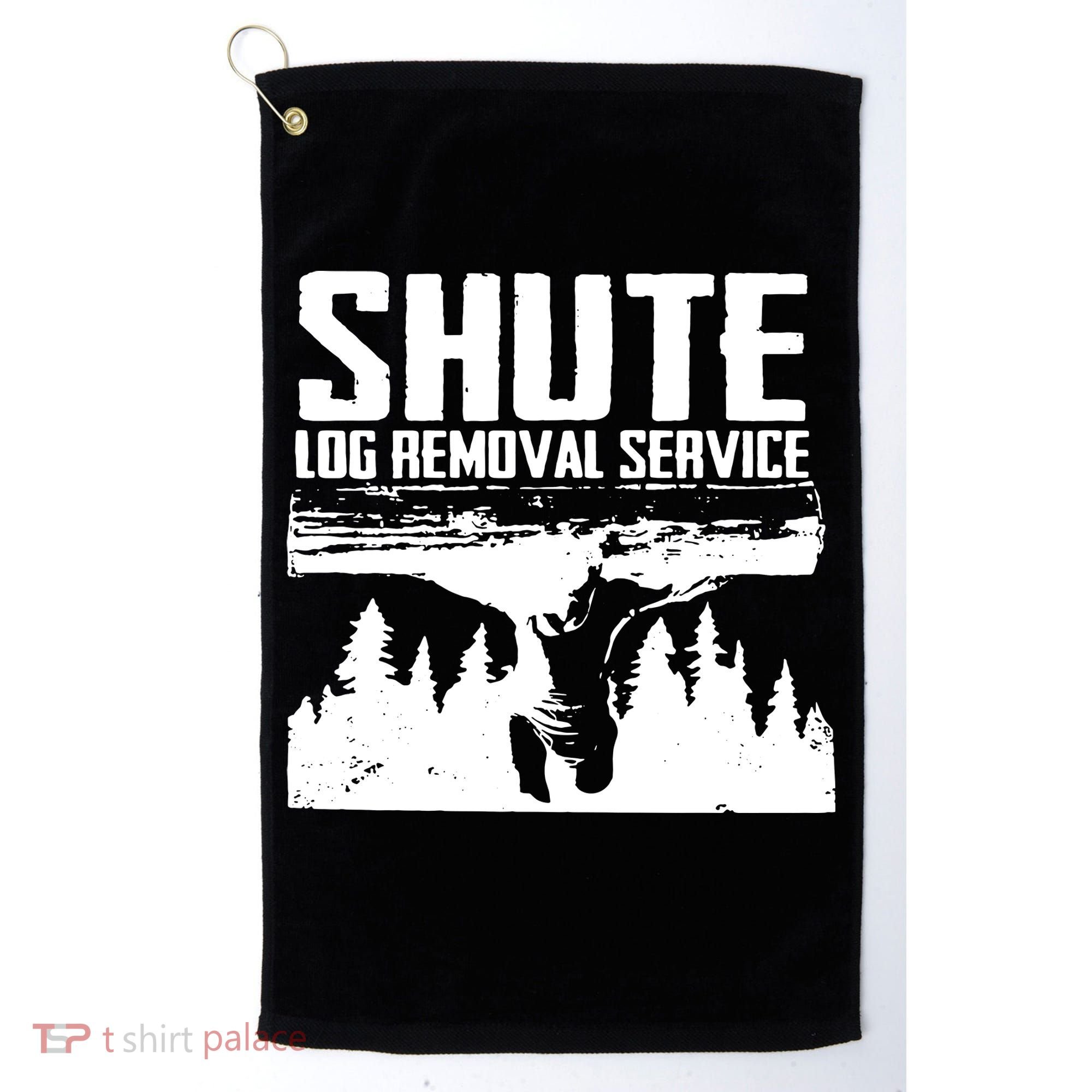 Shute Log Removal Service Golf Towel