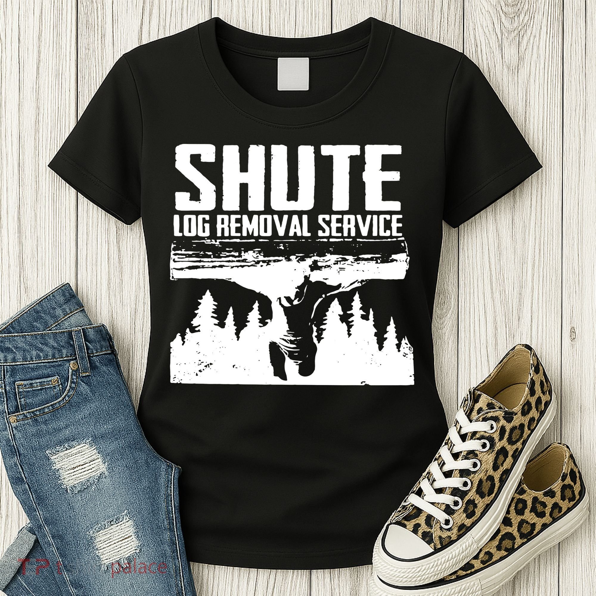 Shute Log Removal Service Women's T-Shirt