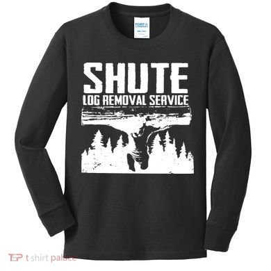 Shute Log Removal Service Kids Long Sleeve Shirt