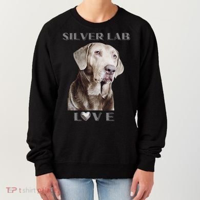 Silver Labrador Retriever Dog Women's Sweatshirt