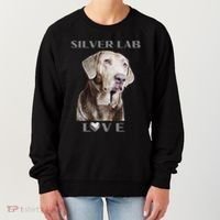 Silver Labrador Retriever Dog Women's Sweatshirt thumb 0