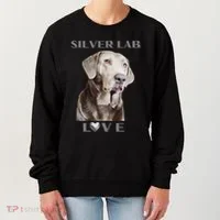 Silver Labrador Retriever Dog Women's Sweatshirt thumb 0