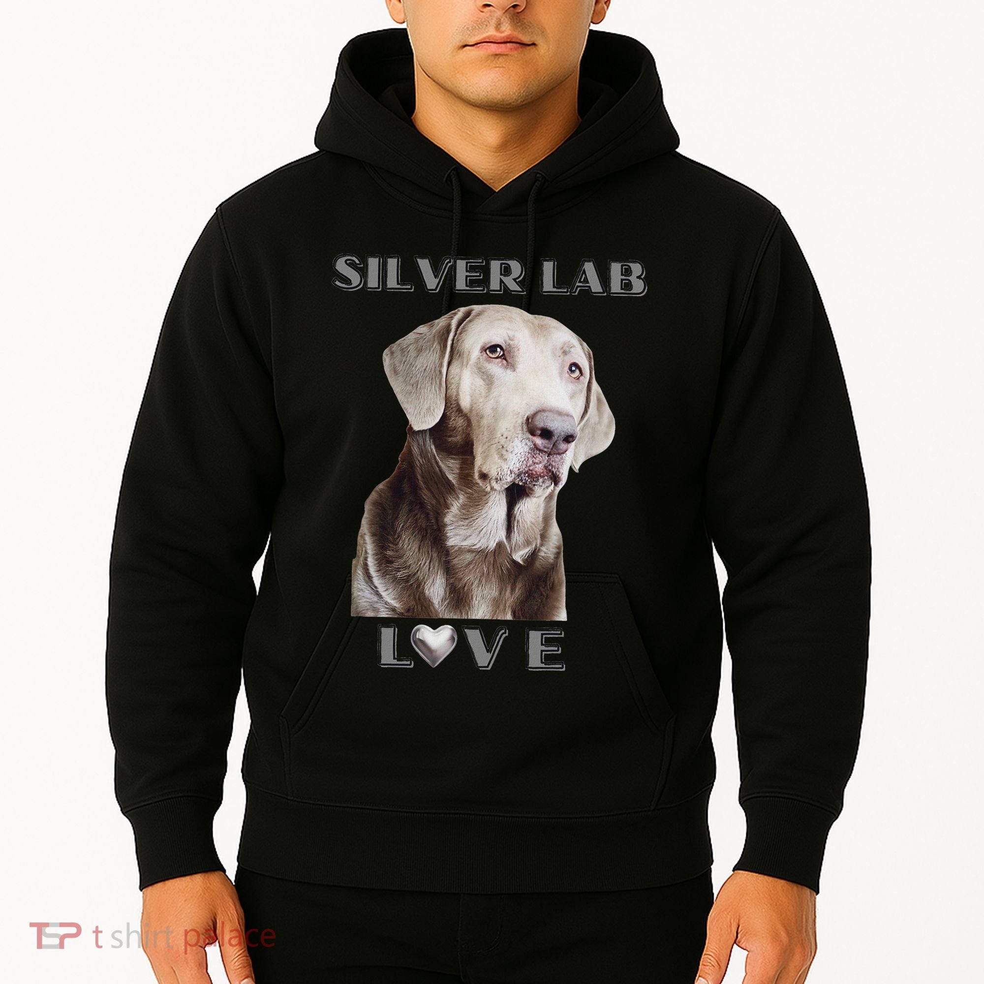 Silver Labrador Retriever Dog Hoodie
