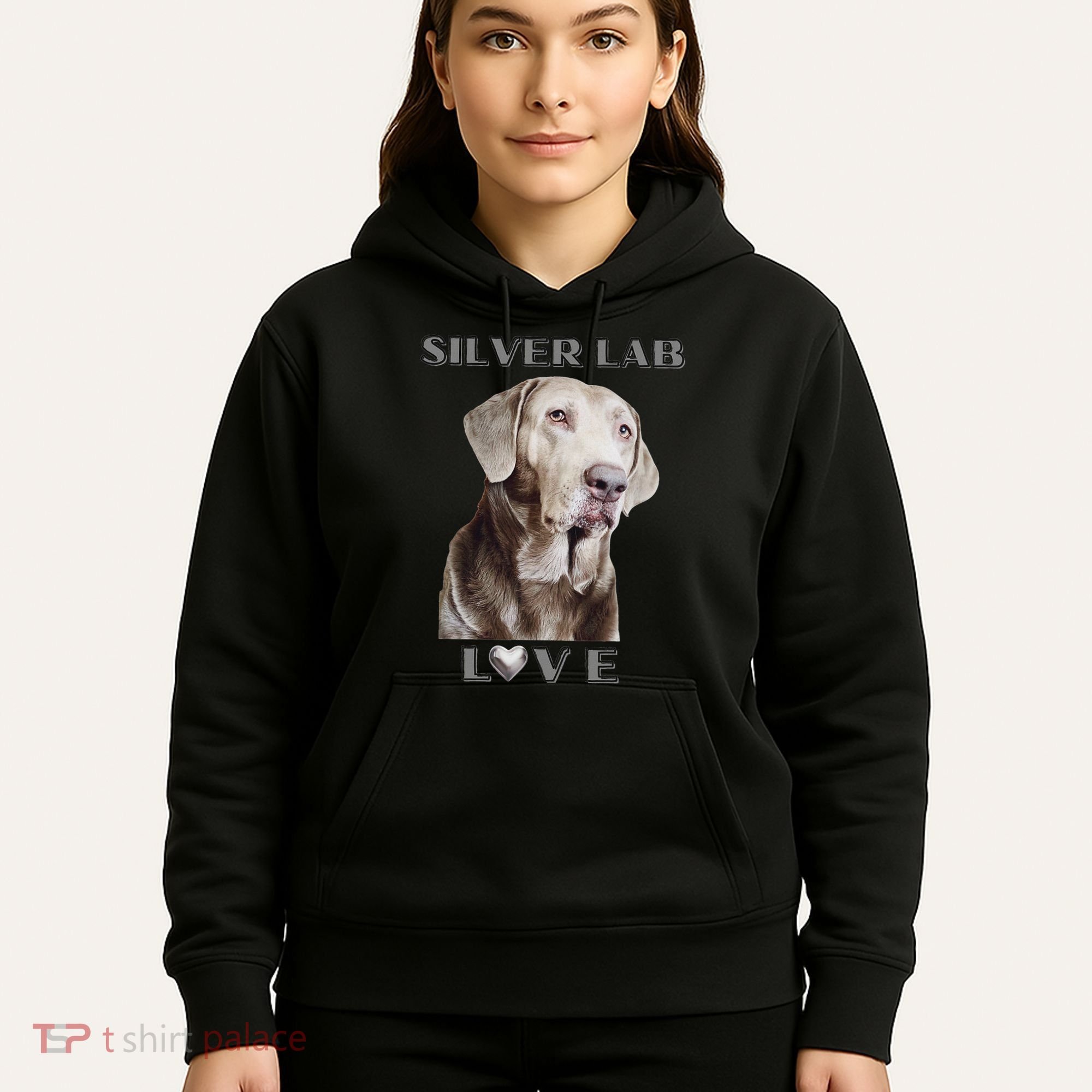Silver Labrador Retriever Dog Hoodie