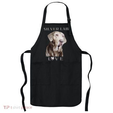 Silver Labrador Retriever Dog Apron