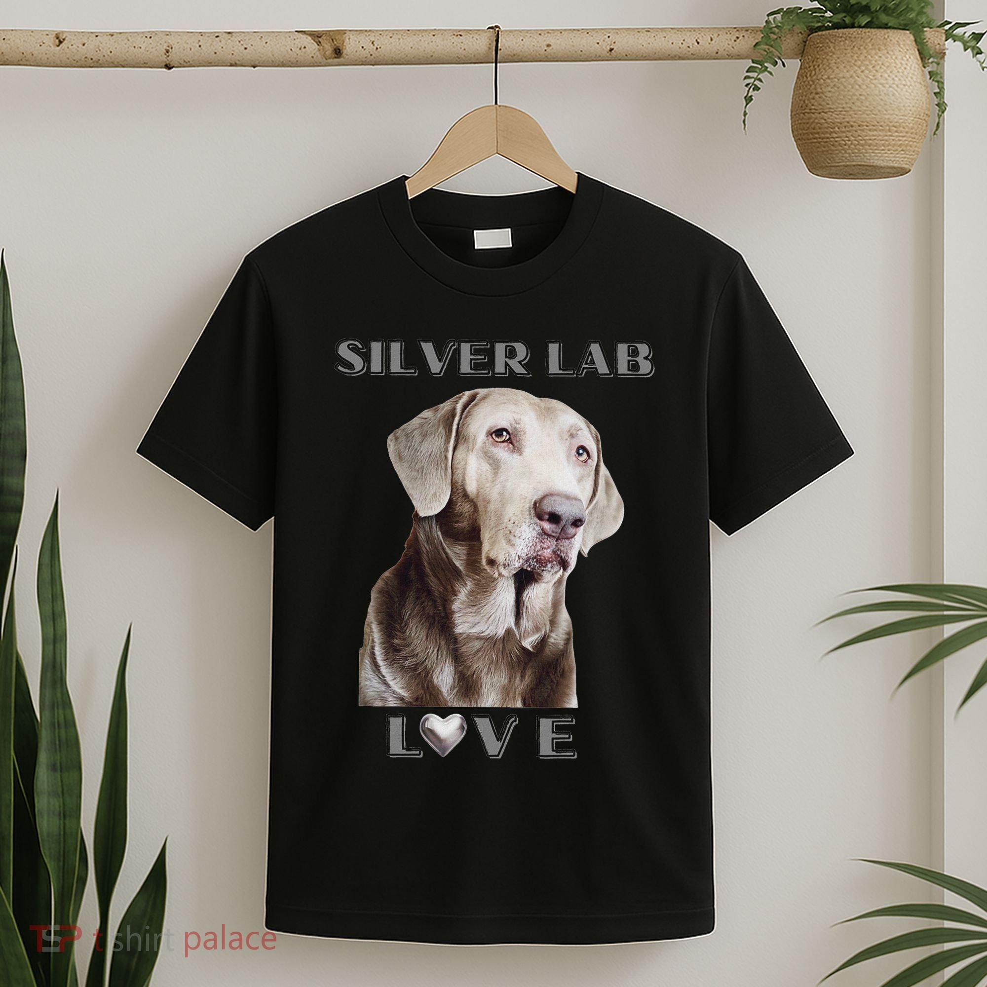 Silver Labrador Retriever Dog T-Shirt