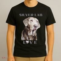 Silver Labrador Retriever Dog T-Shirt thumb 3