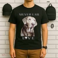 Silver Labrador Retriever Dog T-Shirt thumb 6
