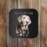 Silver Labrador Retriever Dog Coaster thumb 0